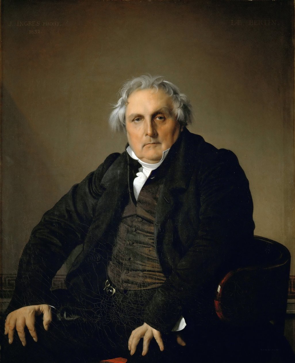 Monsieur Bertinin muotokuva tekijältä Jean Auguste Dominique Ingres