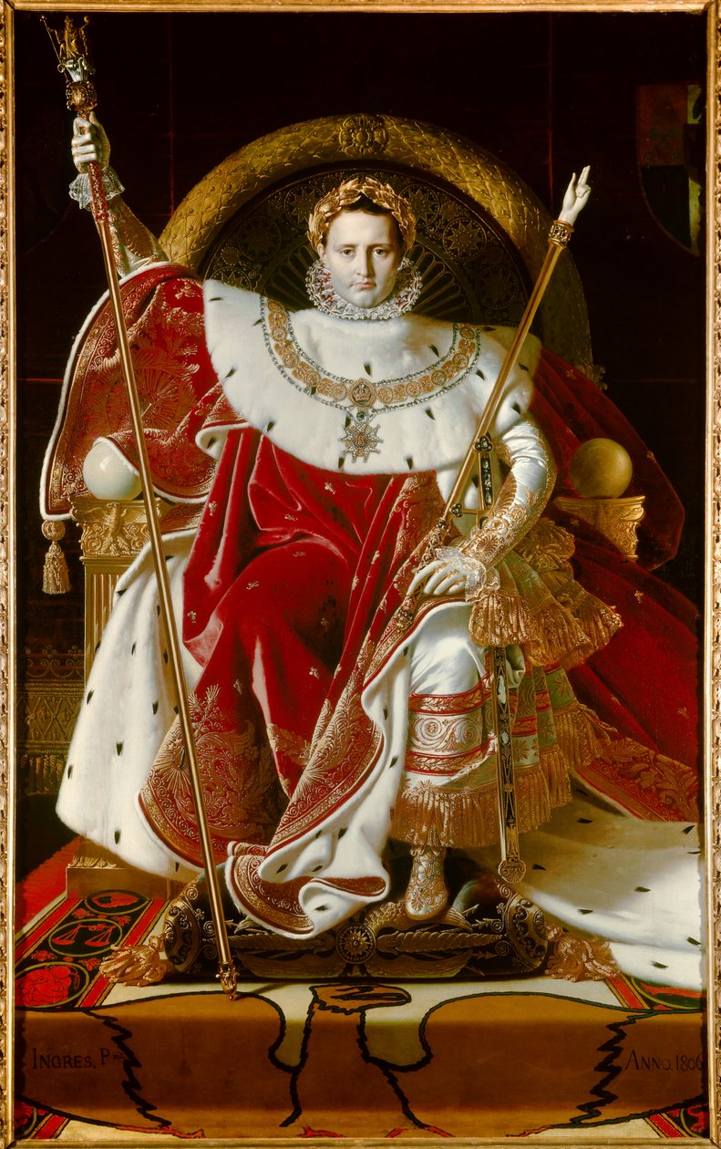 Napoleon I:n muotokuva tekijältä Jean Auguste Dominique Ingres