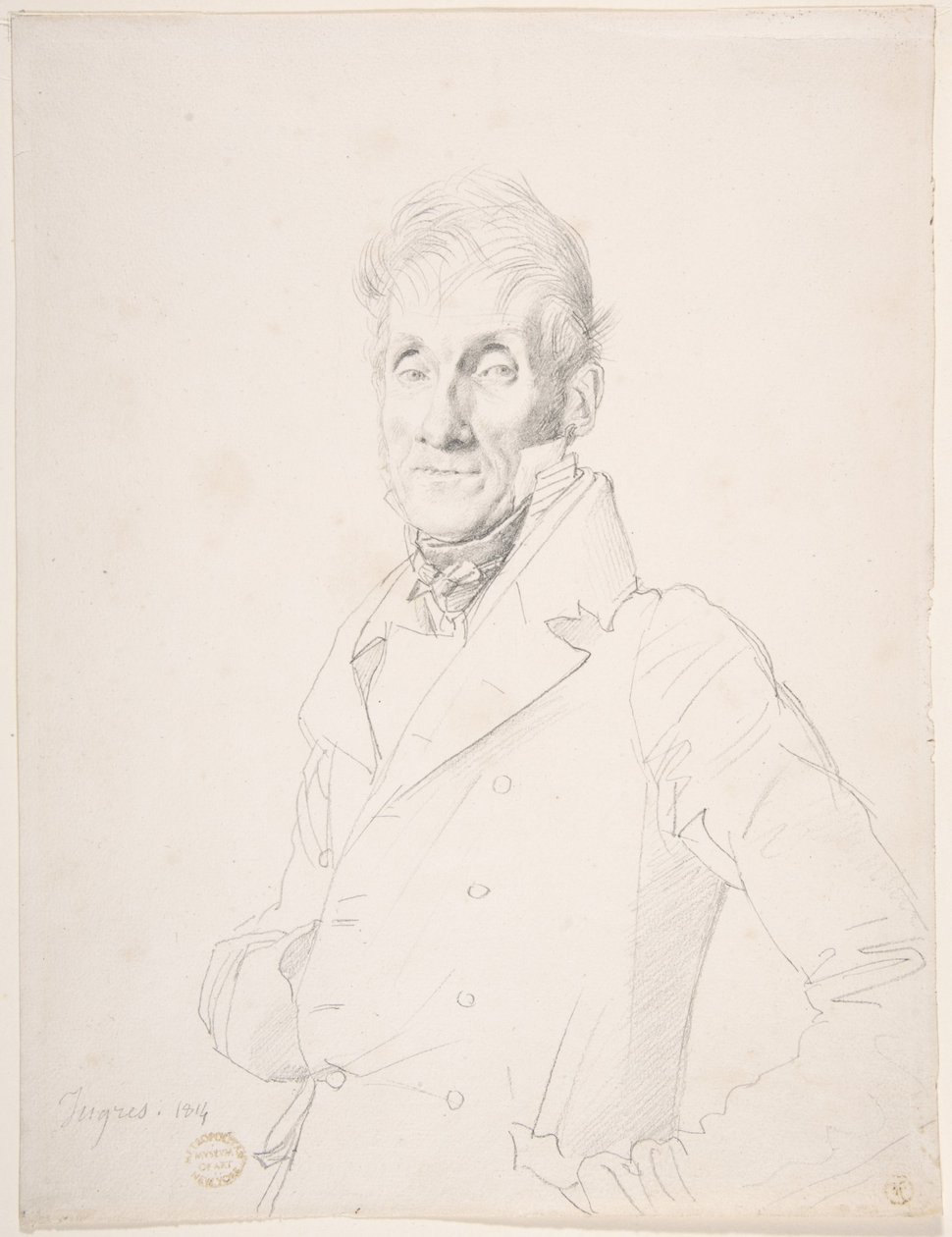 Miehen muotokuva tekijältä Jean Auguste Dominique Ingres