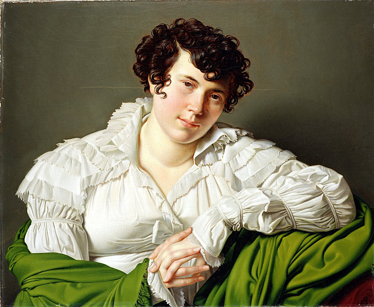 Nuoren naisen muotokuva, noin 1805 (öljy kankaalle). tekijältä Jean Auguste Dominique Ingres