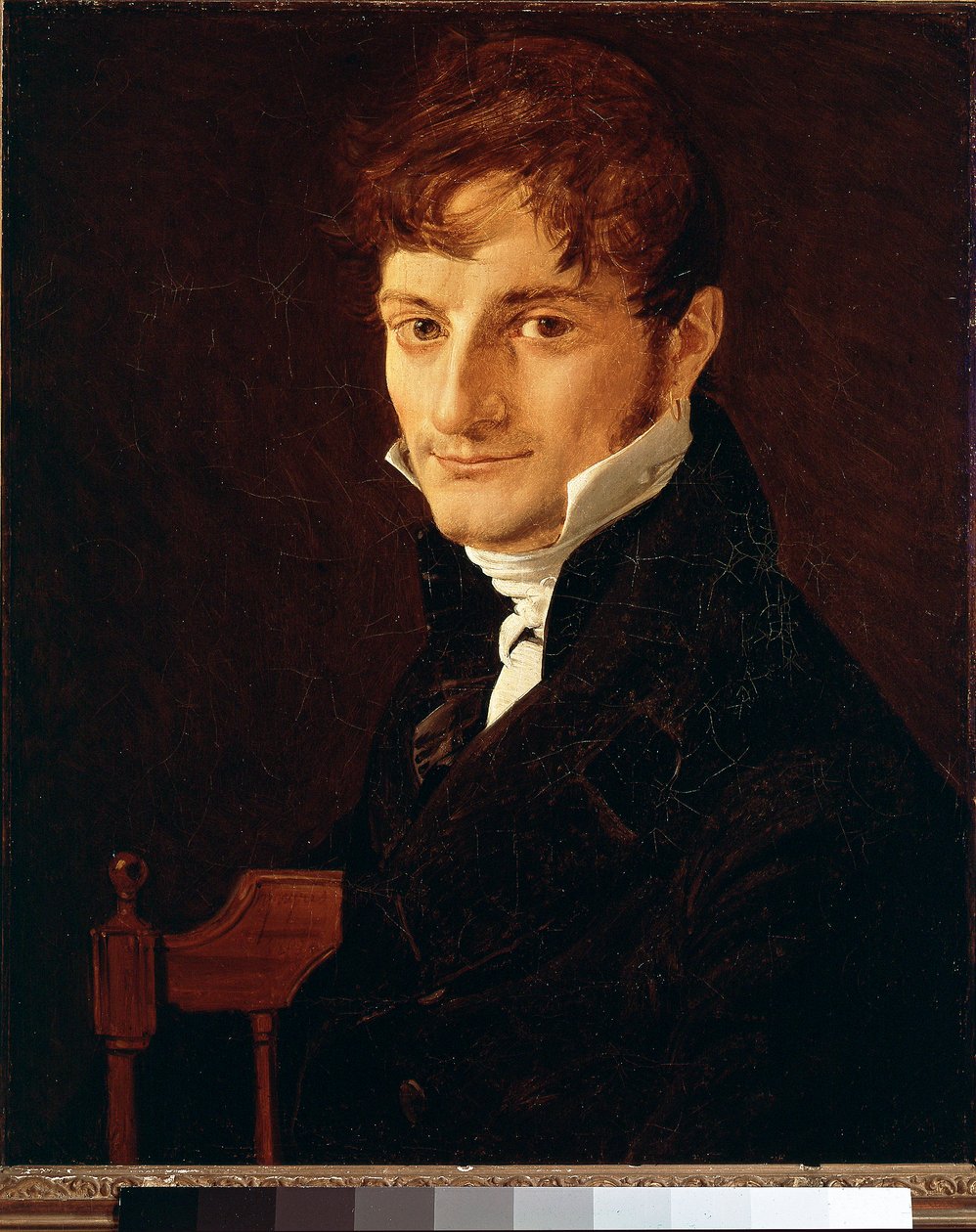 Muotokuva Belveze-Foulon-suvun (Belveze Foulon) jäsenestä. Jean-Auguste-Dominique Ingresin (1780-1867) maalaus (Jean-Auguste-Dominique Ingres) tekijältä Jean Auguste Dominique Ingres