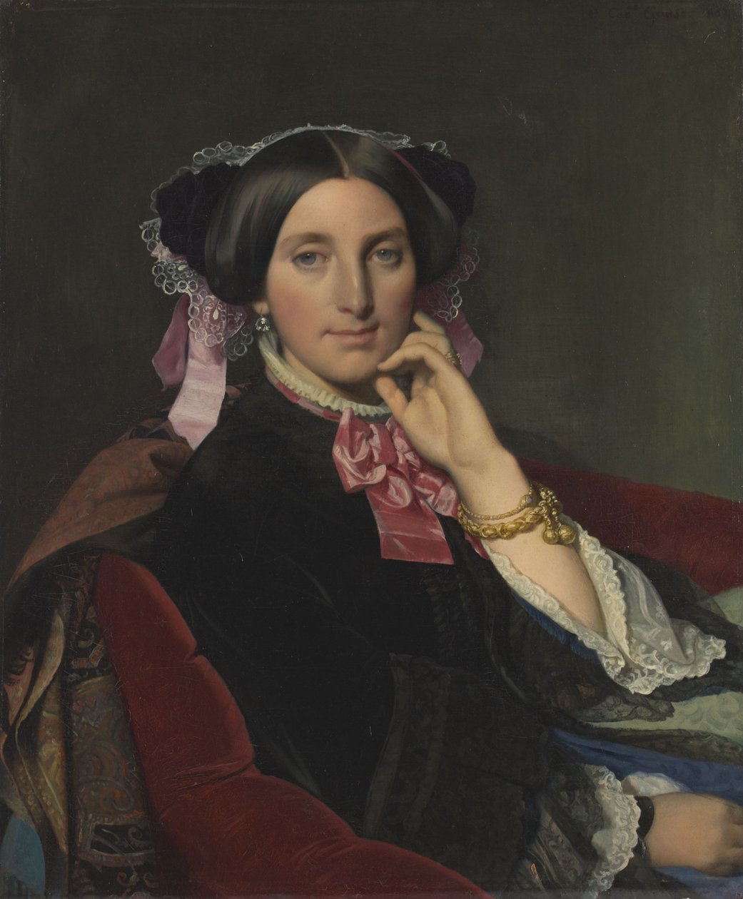 Madame Caroline Gonsen muotokuva, 1852. tekijältä Jean Auguste Dominique Ingres