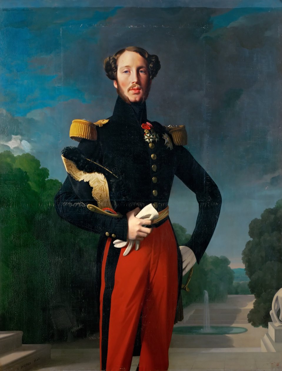 Prinssi Ferdinand Philippe, Orléansin herttua 1810-1842 tekijältä Jean Auguste Dominique Ingres