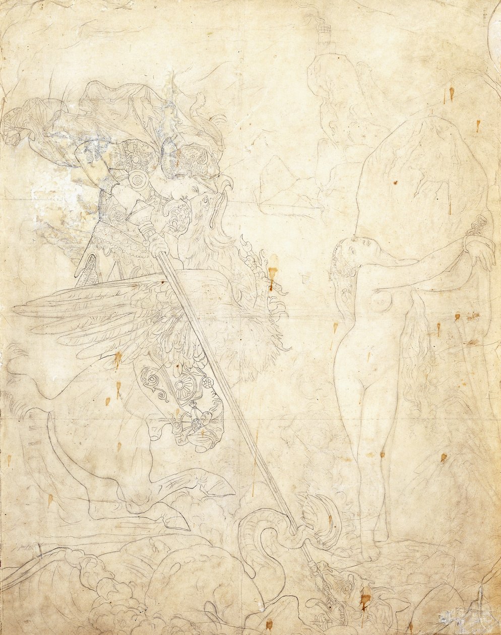 Roger ja Angelique tekijältä Jean Auguste Dominique Ingres