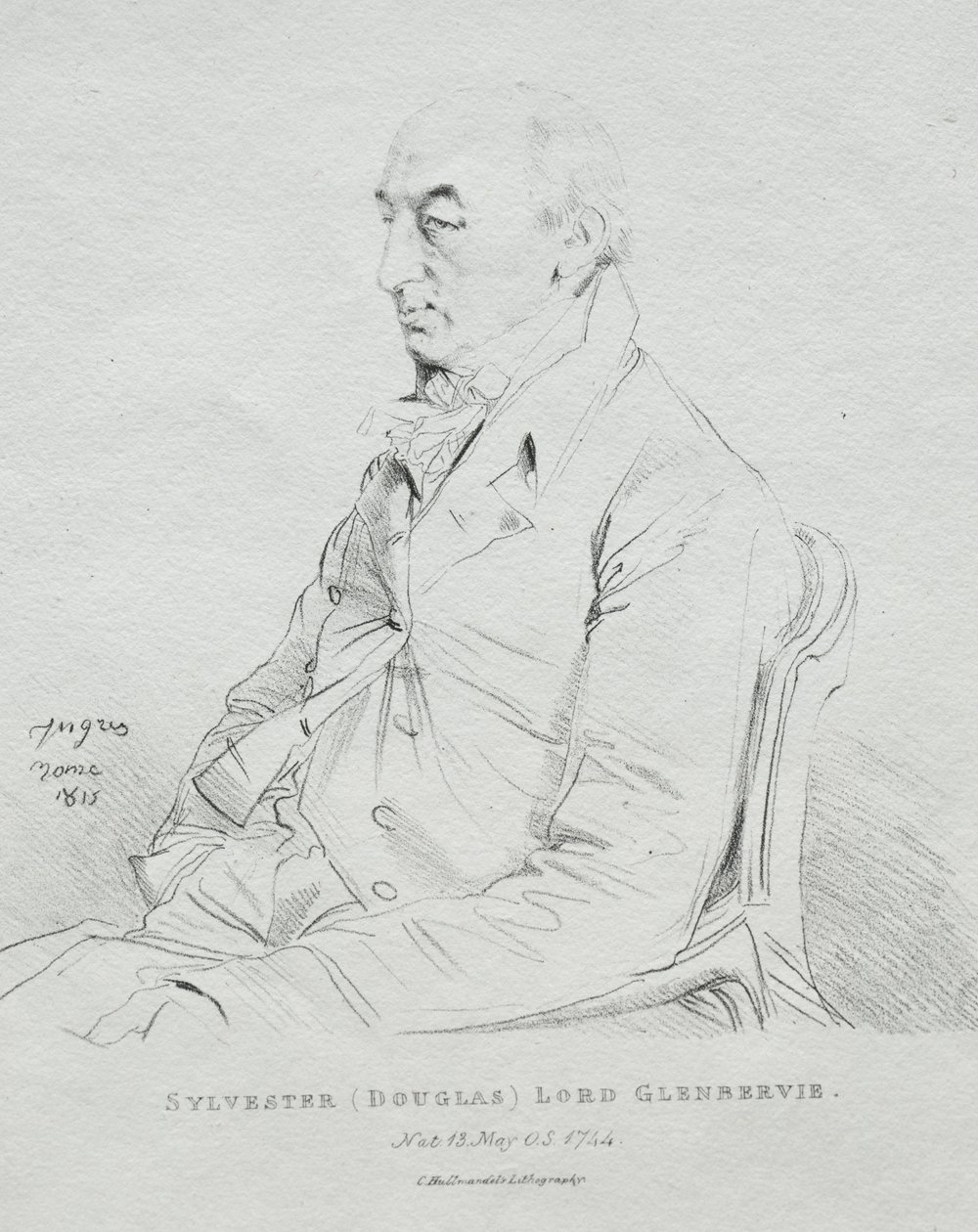 Sylvester Lord Glenbervie tekijältä Jean Auguste Dominique Ingres