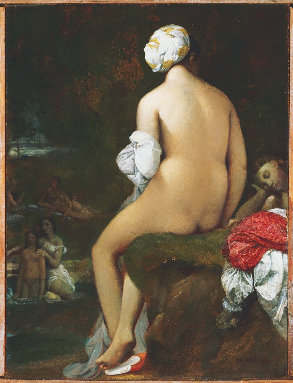 Pieni kylpijä tekijältä Jean Auguste Dominique Ingres
