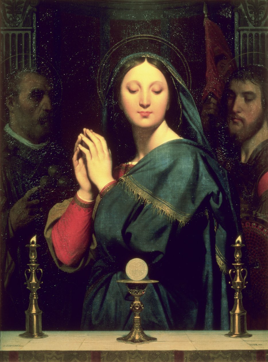 Neitsyt isännän kanssa, 1841 tekijältä Jean Auguste Dominique Ingres