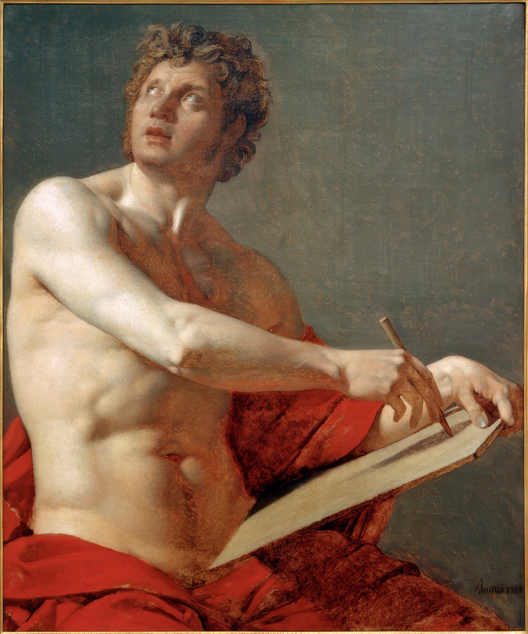 Miesten vartalo tekijältä Jean Auguste Dominique Ingres