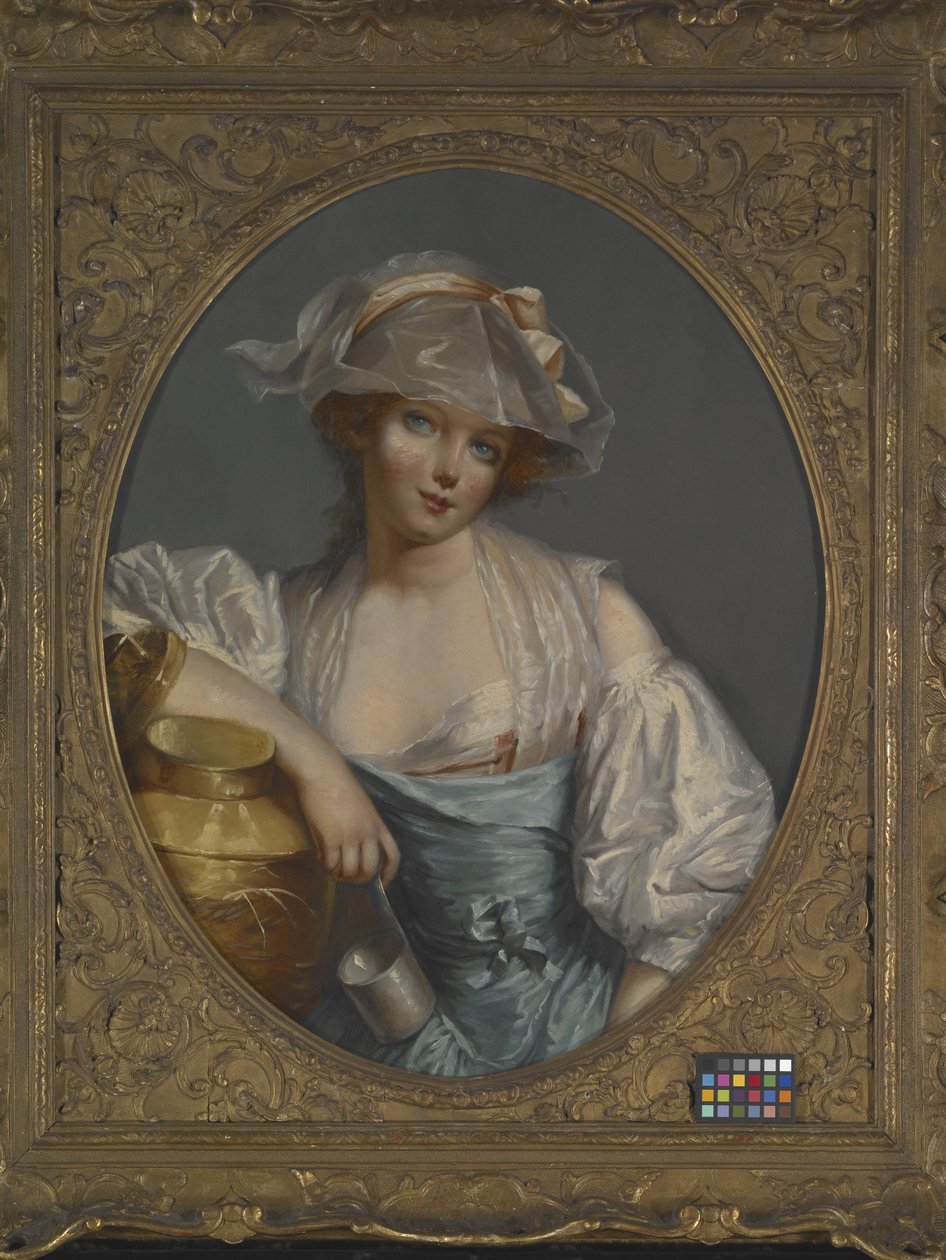 Nuori piika (öljy kankaalle) tekijältä Jean Baptiste (school of) Greuze