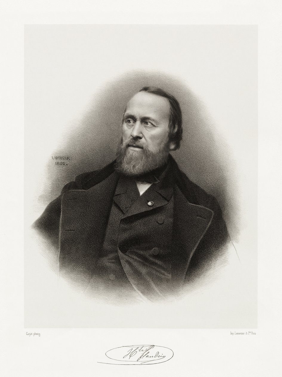 Jean Hippolyte Flandrin, 1865-66 tekijältä Jean Baptiste Adolphe Lafosse