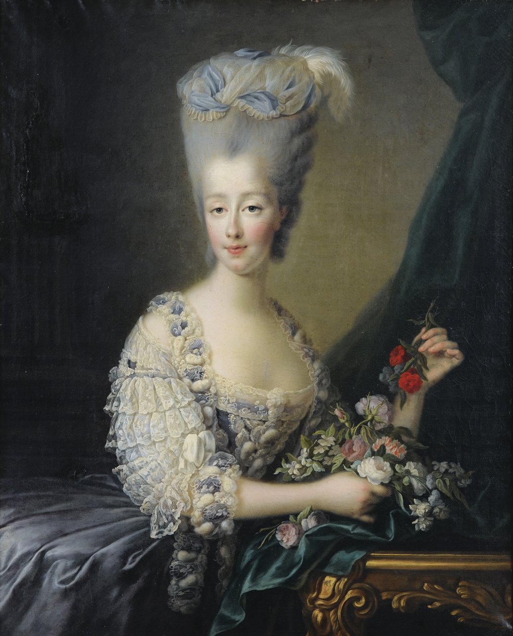 Savoian prinsessa Maria Theresa 1756-1805, Artoisin kreivitär tekijältä Jean Baptiste André Gautier Dagoty