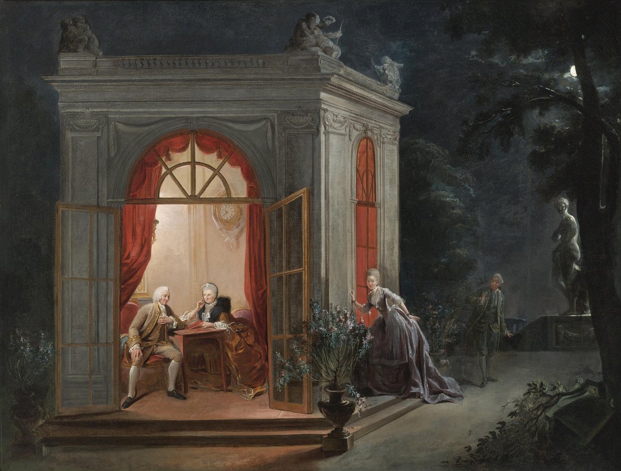 Avioliittosopimus tekijältä Jean Baptiste André Gautier Dagoty