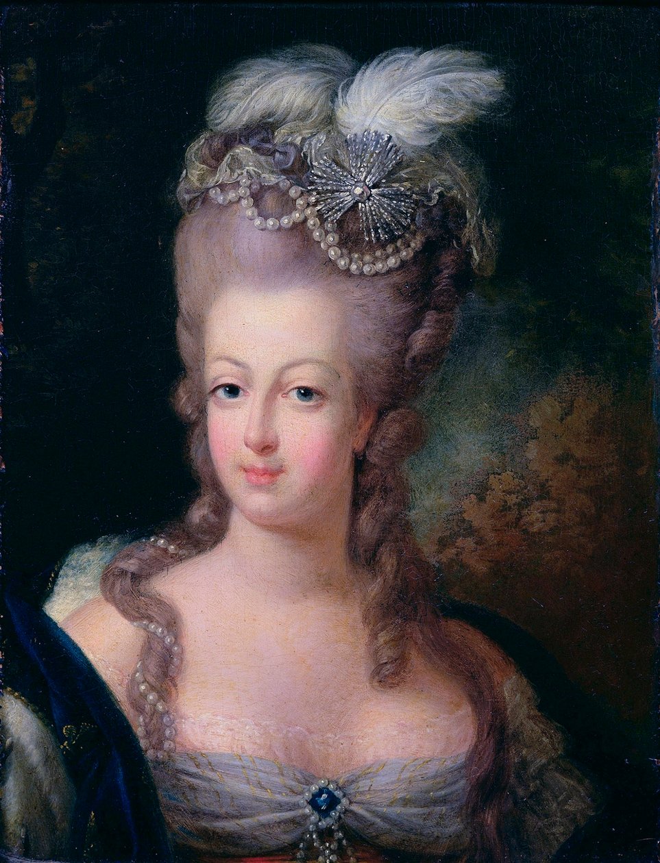 "Ranskan kuningatar Marie Antoinetten muotokuva", 1775 tekijältä Jean Baptiste Andre Gautier D