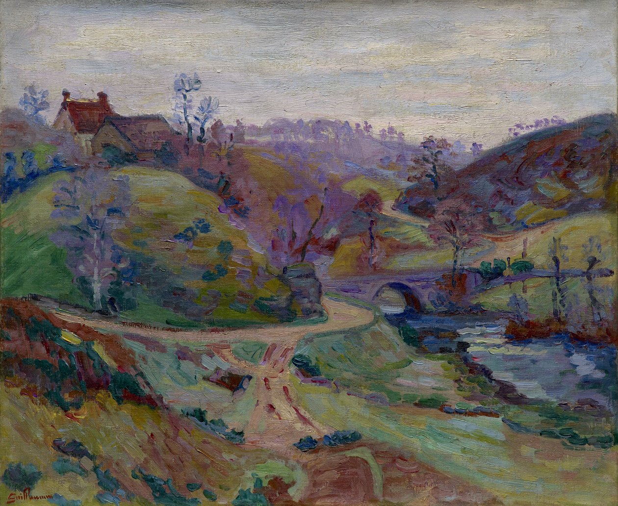 Crozant, Pont Charraud, 1903 tekijältä Jean Baptiste Armand Guillaumin