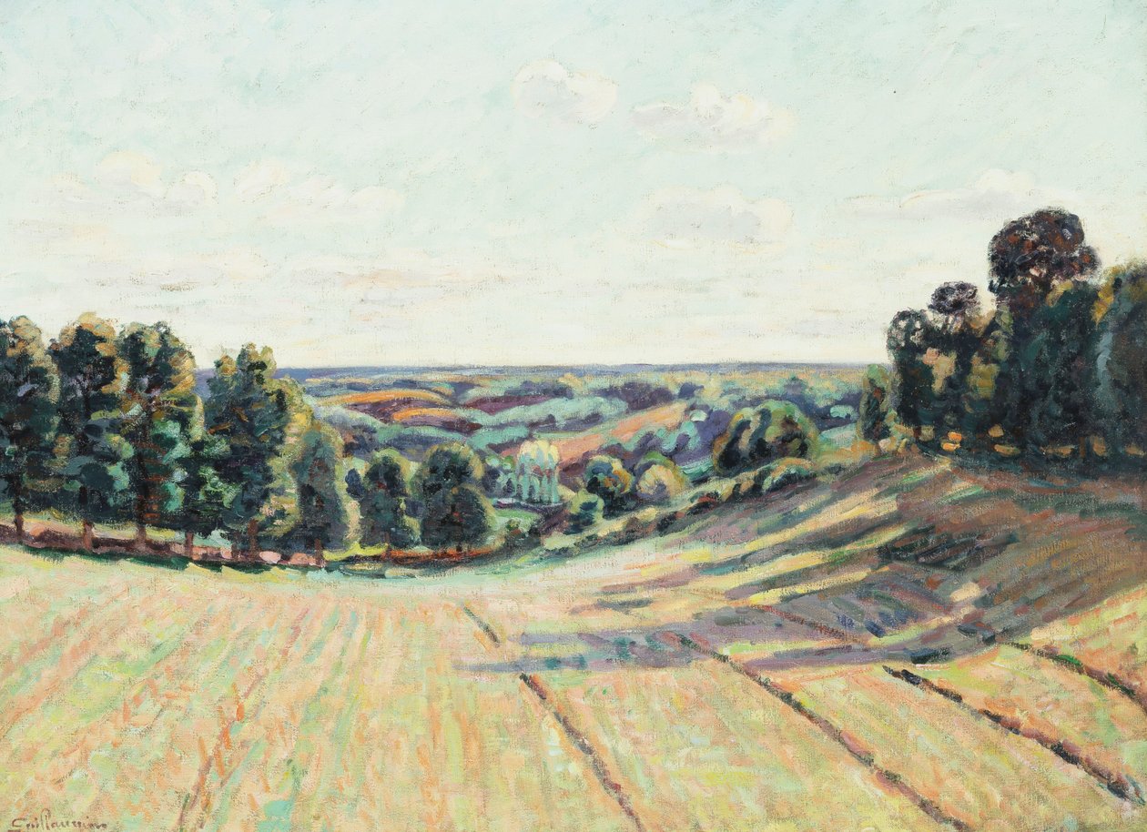 Mäkinen maisema La Creusessa, noin 1900 tekijältä Jean Baptiste Armand Guillaumin
