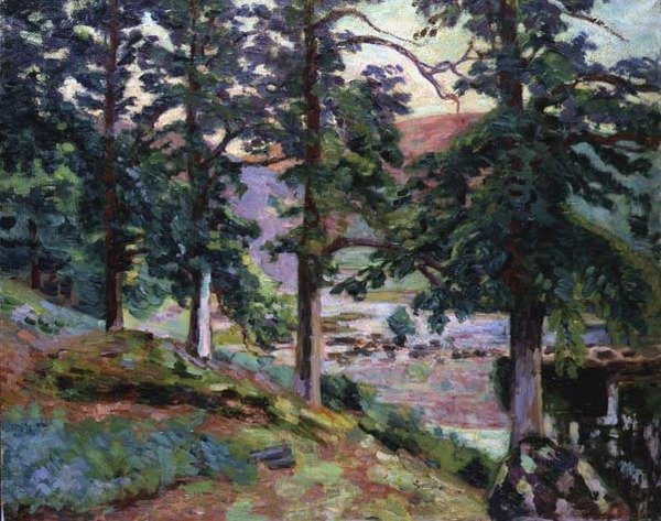 La Creuse, Limousin, n. 1910 (öljy kankaalle) tekijältä Jean Baptiste Armand Guillaumin