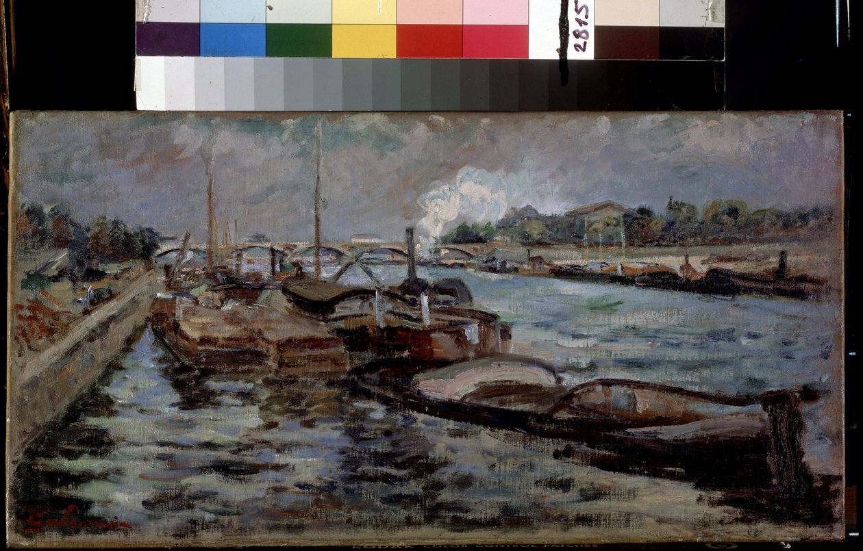 Seine. Jean Baptiste Armand Guillauminin (1841-1927) maalaus tekijältä Jean Baptiste Armand Guillaumin