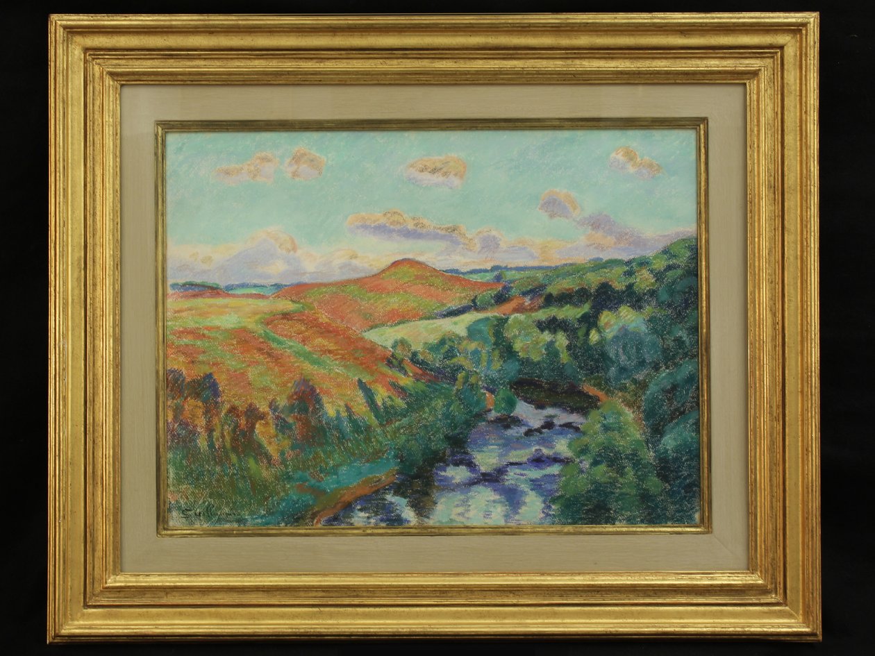 Maisema Creuzessa, Crozantissa tekijältä Jean Baptiste Armand Guillaumin