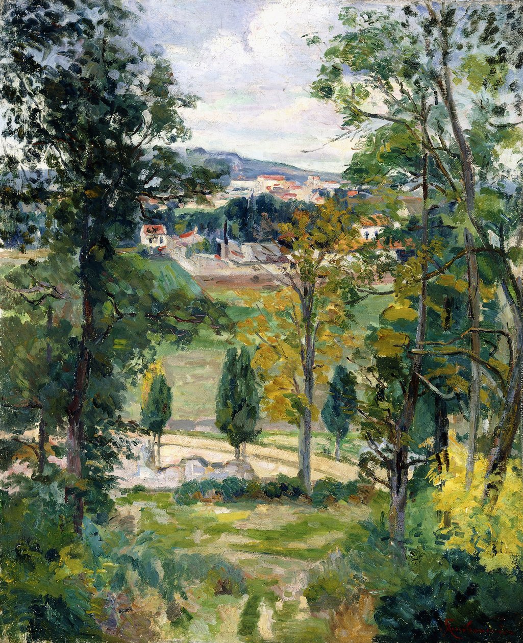 Ile de Francen maisema, noin 1879 tekijältä Jean Baptiste Armand Guillaumin