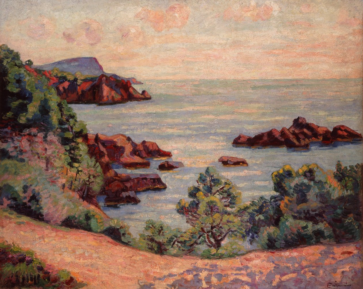 Midi-maisema tekijältä Jean Baptiste Armand Guillaumin