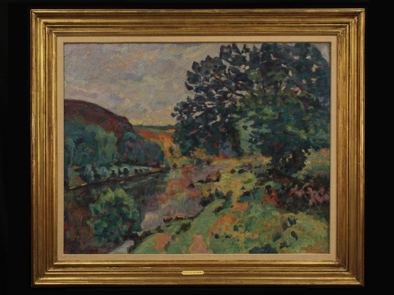 Jokimaisema, noin 1910 tekijältä Jean Baptiste Armand Guillaumin