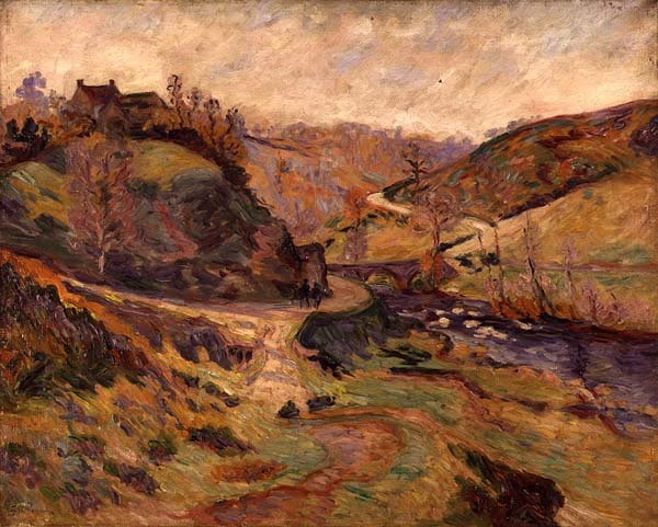 Joki laaksossa (öljy kankaalle) tekijältä Jean Baptiste Armand Guillaumin