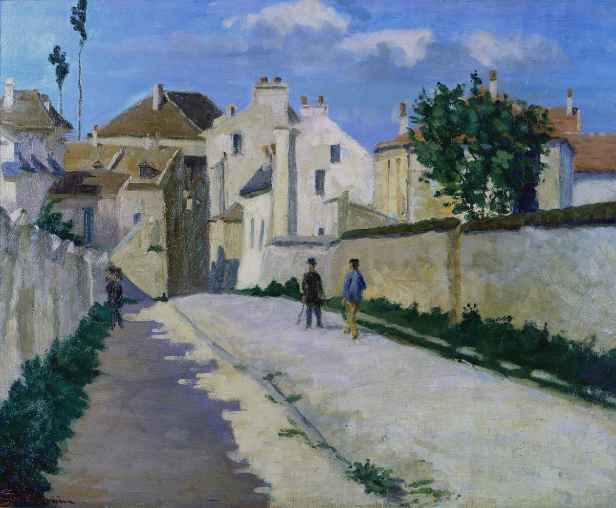 Rue de Clamart Vanvesissa, n. 1873 (öljy kankaalle) tekijältä Jean Baptiste Armand Guillaumin