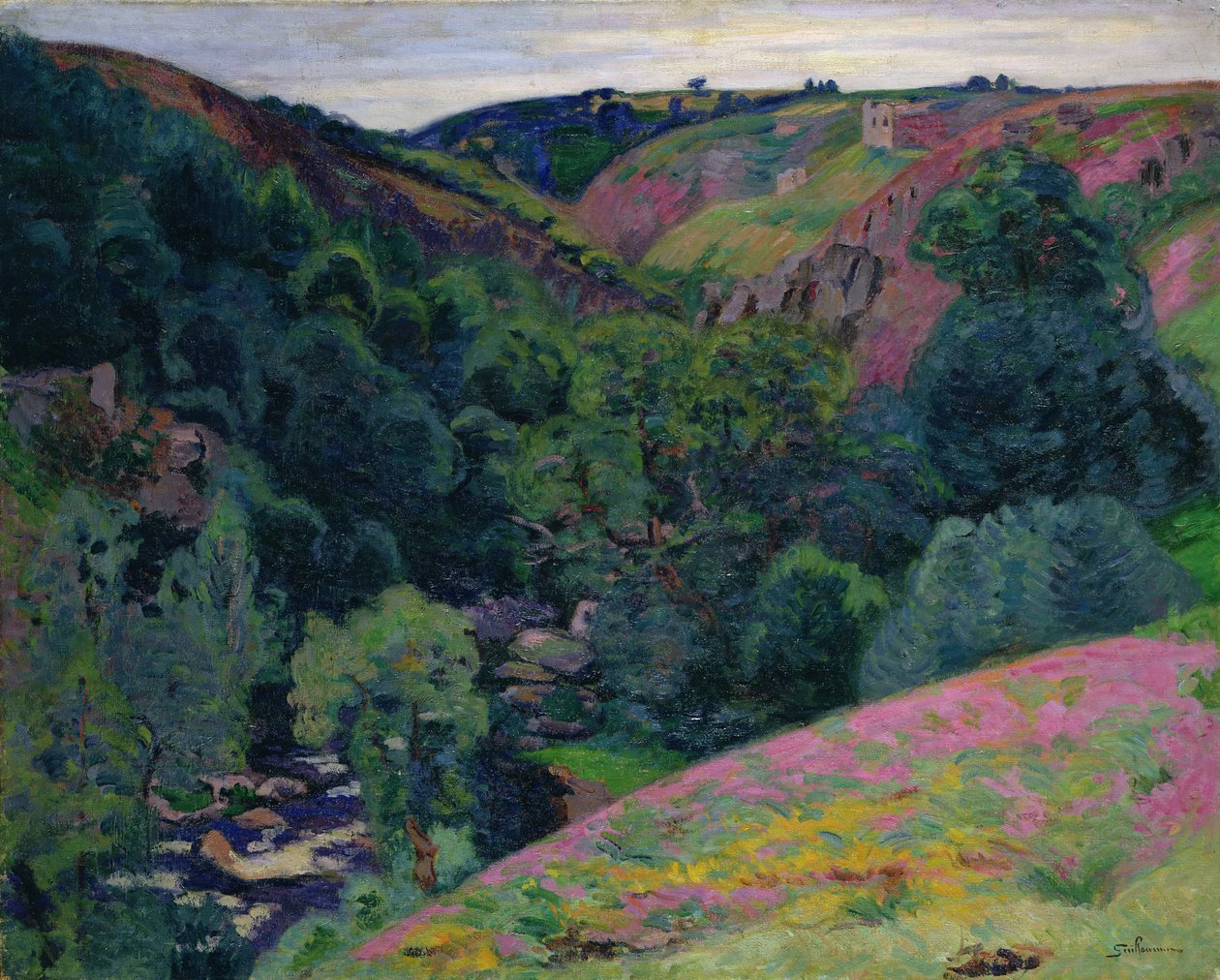 Sedellen laakso, 1897 tekijältä Jean Baptiste Armand Guillaumin