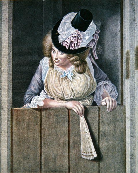 "On the Look-out" (väri litho) tekijältä Jean Baptiste Bernard Coclers