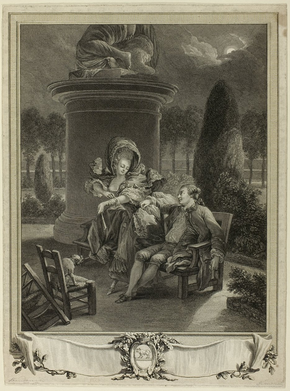 Thuileries-ilta tekijältä Jean Baptiste Blaise Simonet