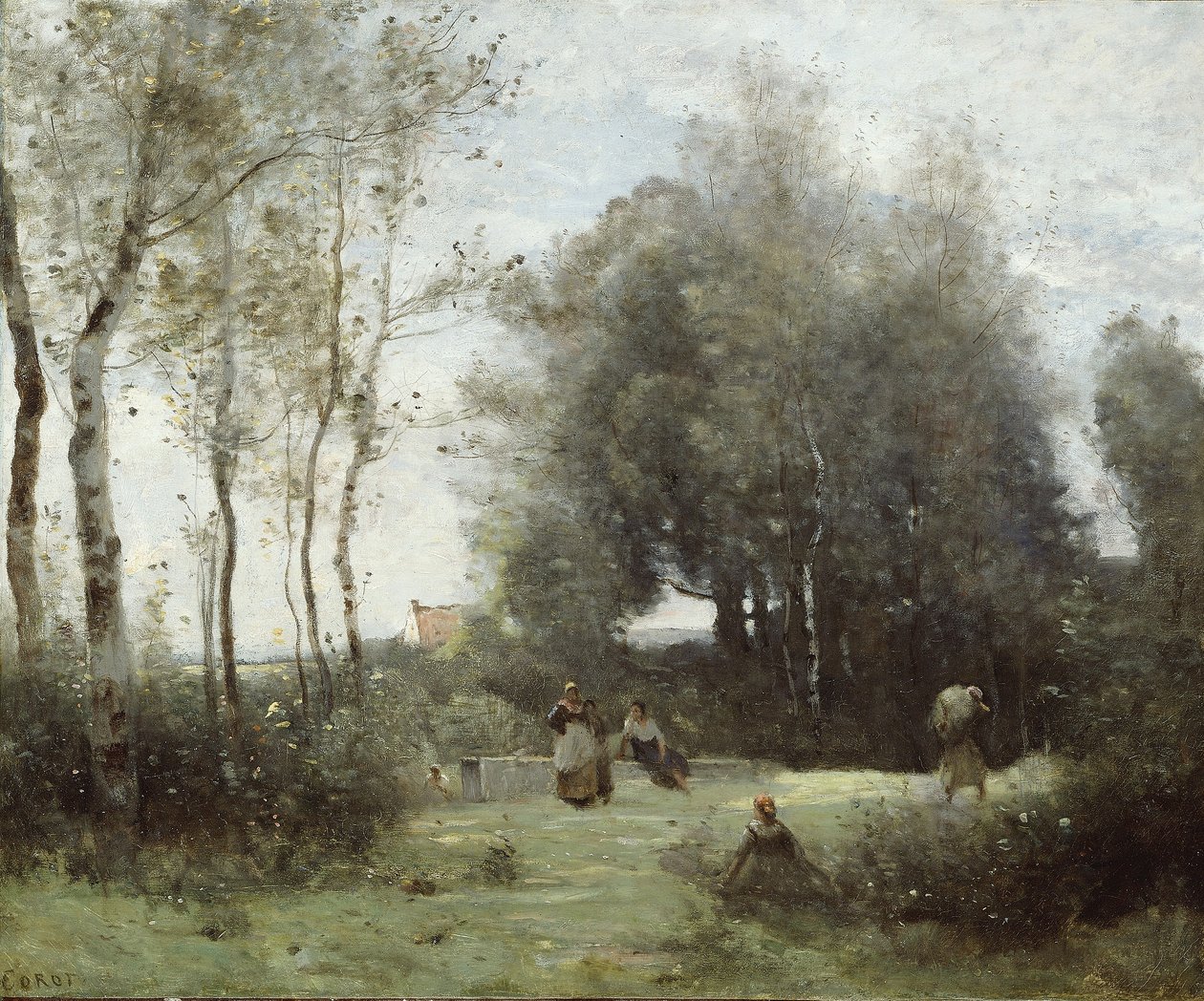 Arleux-Palluel, Yrittäjien silta, 1871-72 tekijältä Jean Baptiste Camille Corot