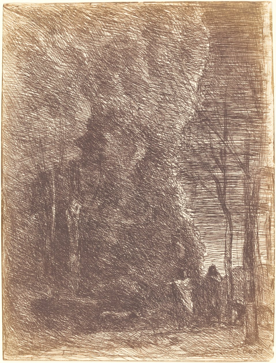 Dante ja Vergilius tekijältä Jean Baptiste Camille Corot