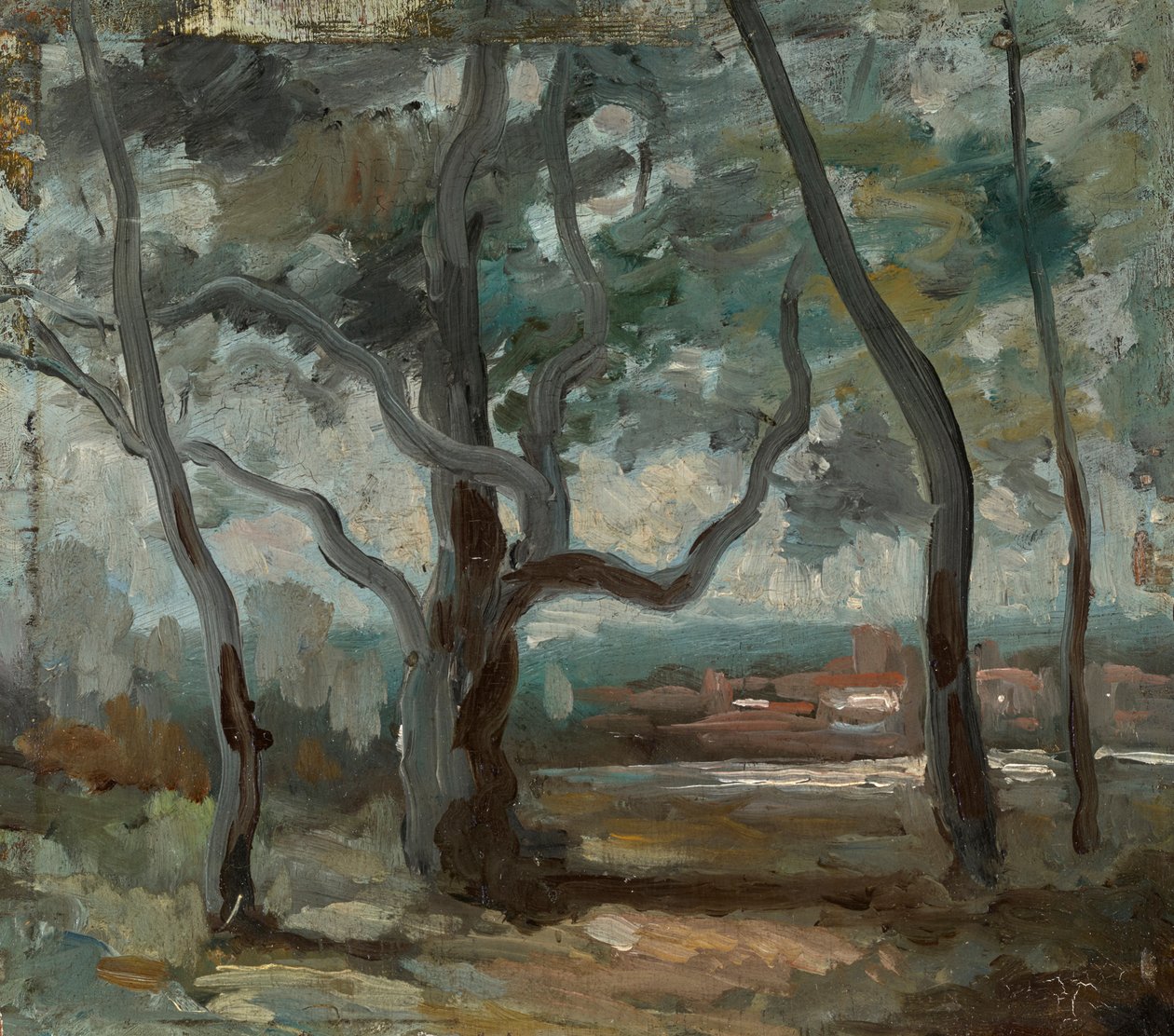 Suuri puu (tutkimus) tekijältä Jean Baptiste Camille Corot