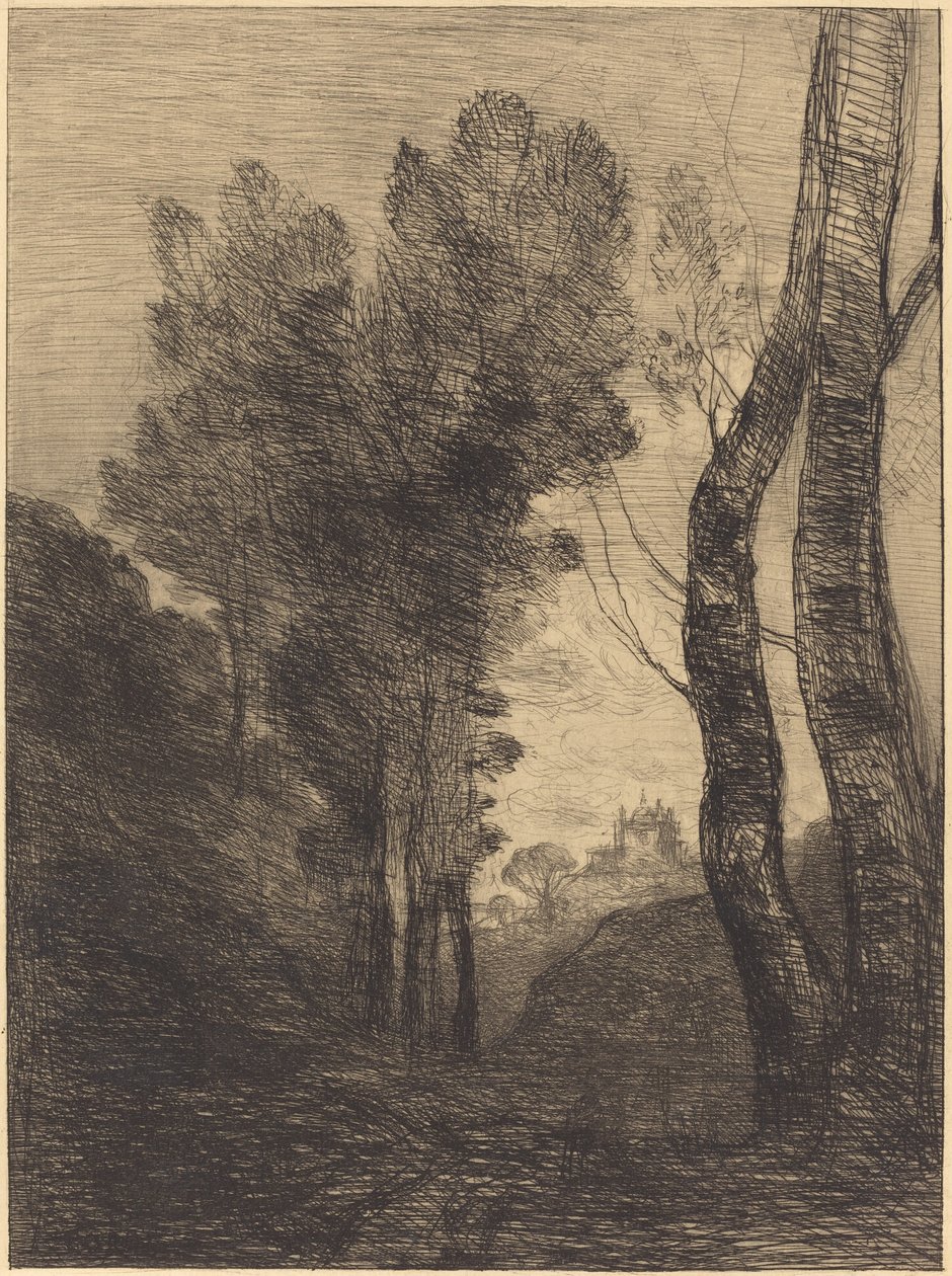Rooman ympäristö Rooman ympäristö, 1866. tekijältä Jean Baptiste Camille Corot