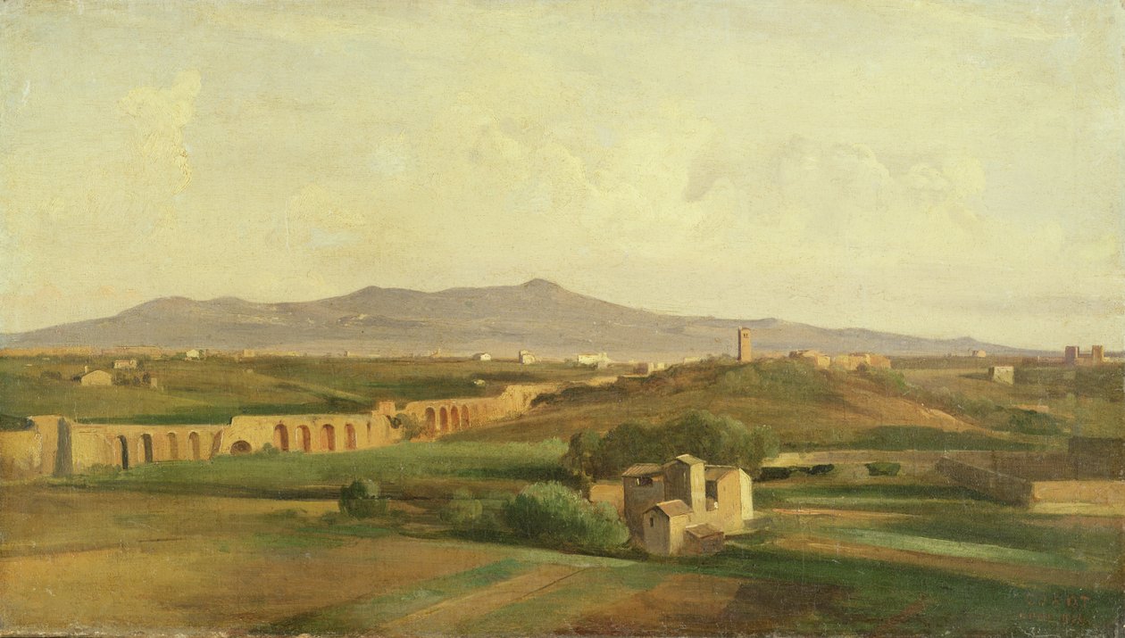 italialainen maisema tekijältä Jean Baptiste Camille Corot
