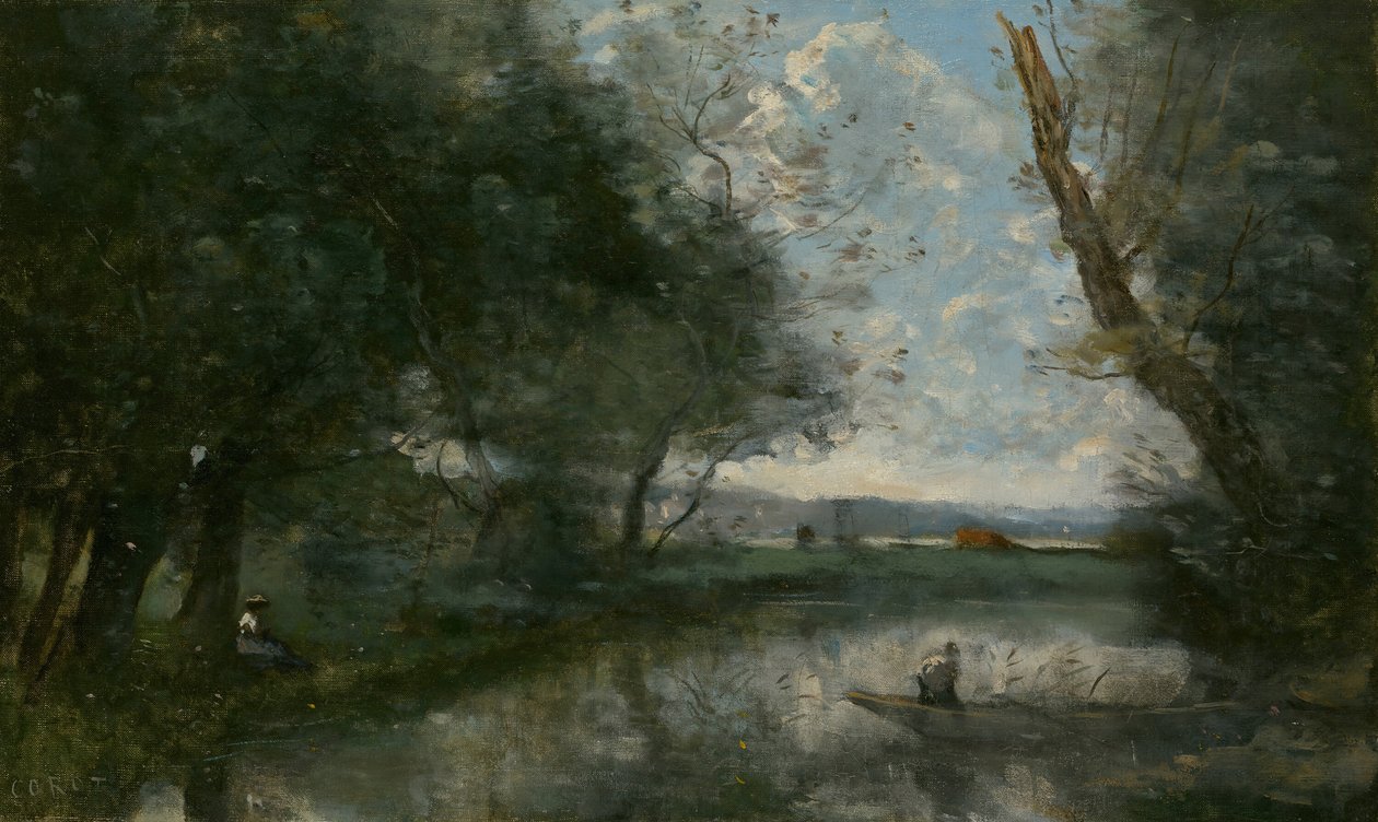 Maisema, 186570. tekijältä Jean Baptiste Camille Corot