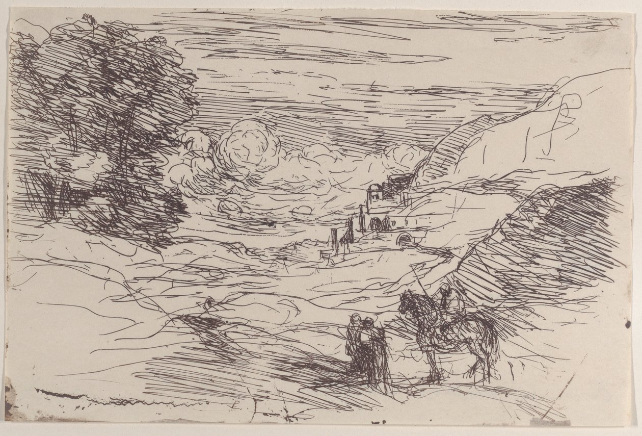 Paladiinit, 1871. tekijältä Jean Baptiste Camille Corot