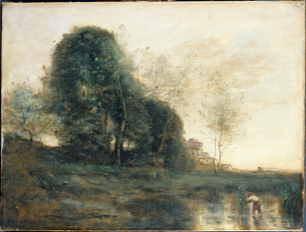 Italian muisto, n. 1868-70 tekijältä Jean Baptiste Camille Corot