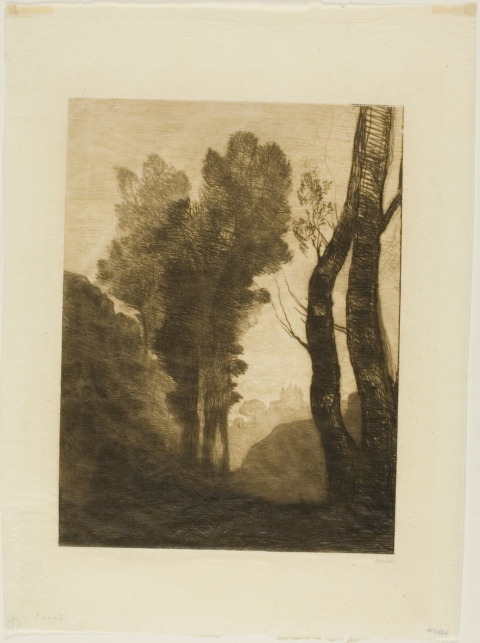 Rooman laitamilla tekijältä Jean Baptiste Camille Corot