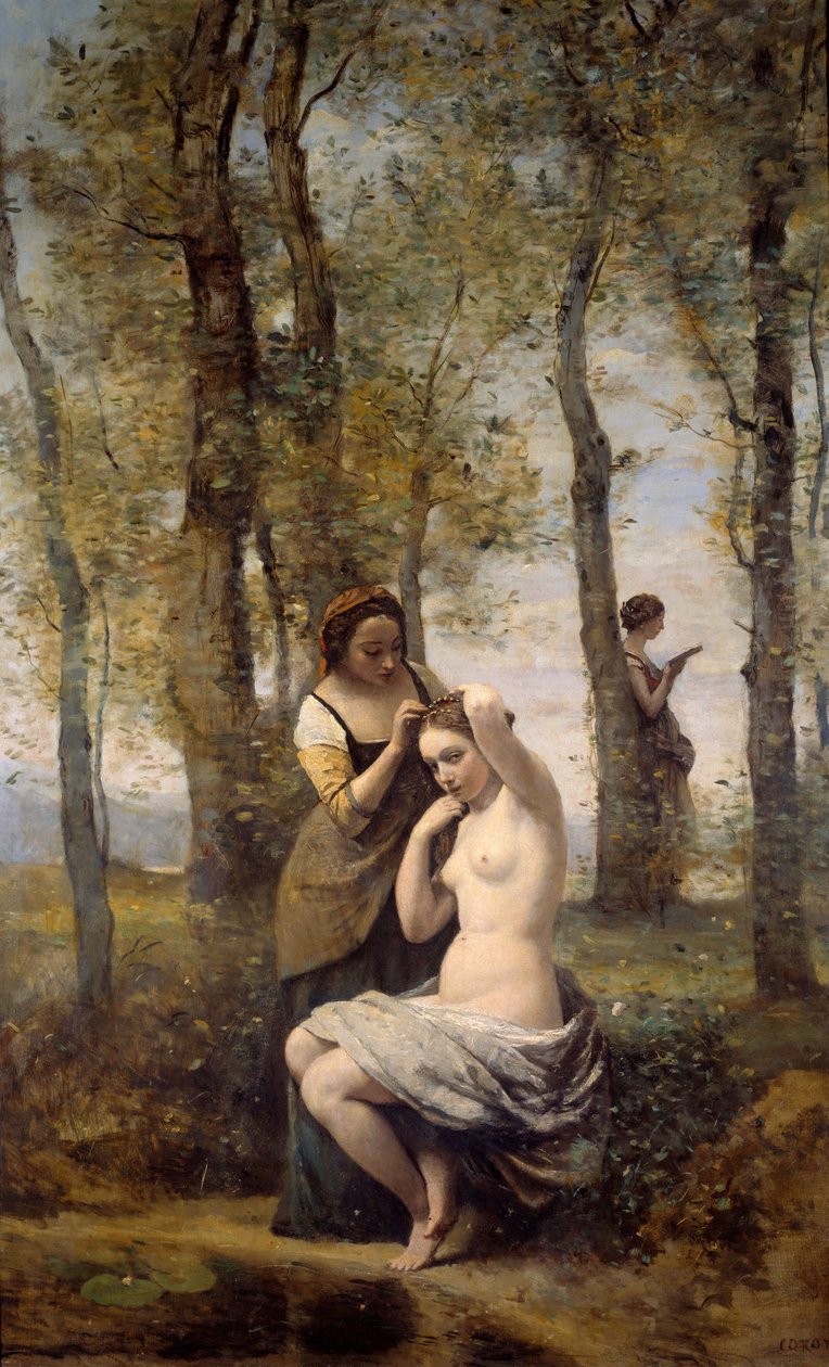 Camille Corotin (1796-1875) maalaus 1859 Yksityinen kokoelma tekijältä Jean Baptiste Camille Corot