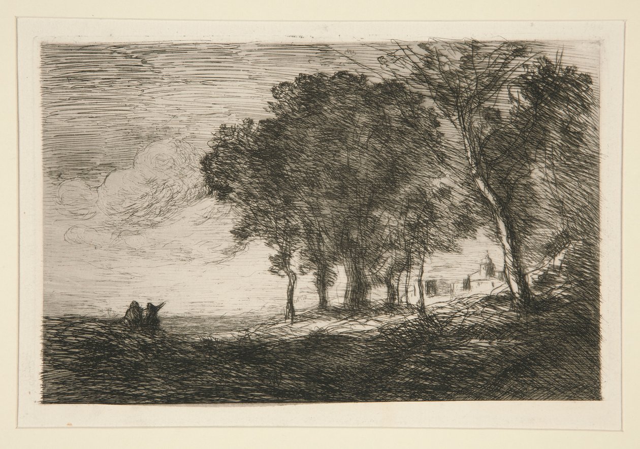 Maisema tekijältä Jean Baptiste Camille Corot