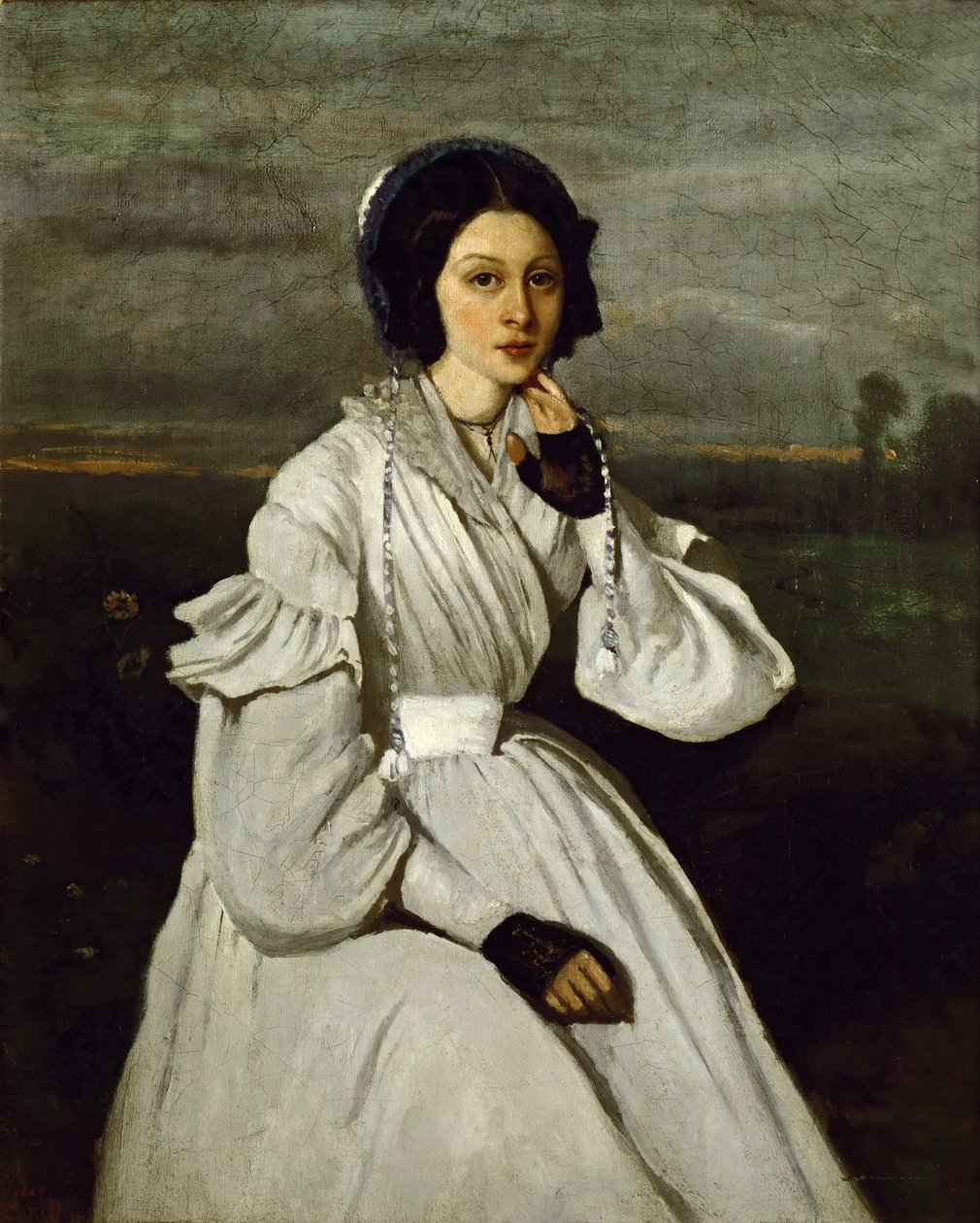 Claire Sennegonin muotokuva tekijältä Jean Baptiste Camille Corot