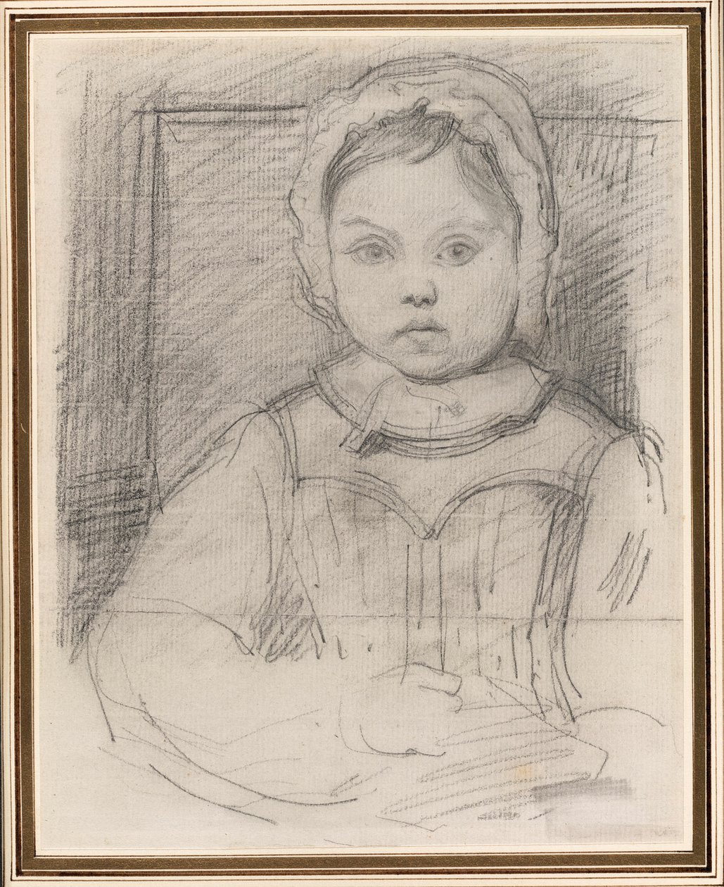 Muotokuva Louis Robertista, 3 vuotta vanha tekijältä Jean Baptiste Camille Corot