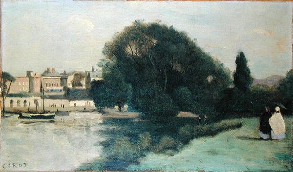 Richmond, lähellä Lontoota tekijältä Jean Baptiste Camille Corot