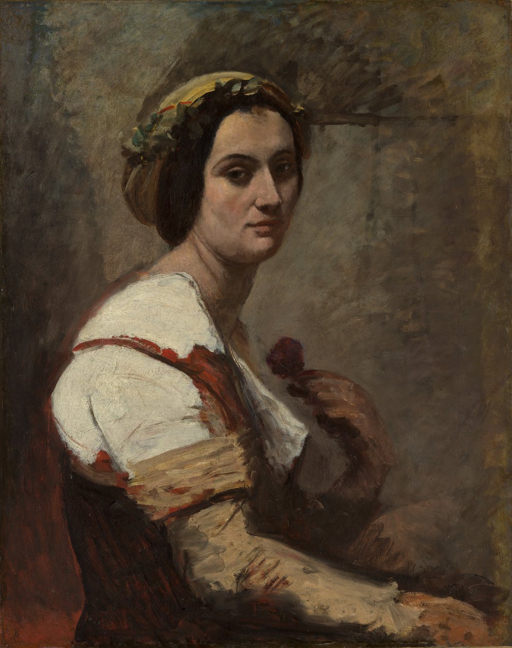 Sibyl, n. 1870. tekijältä Jean Baptiste Camille Corot