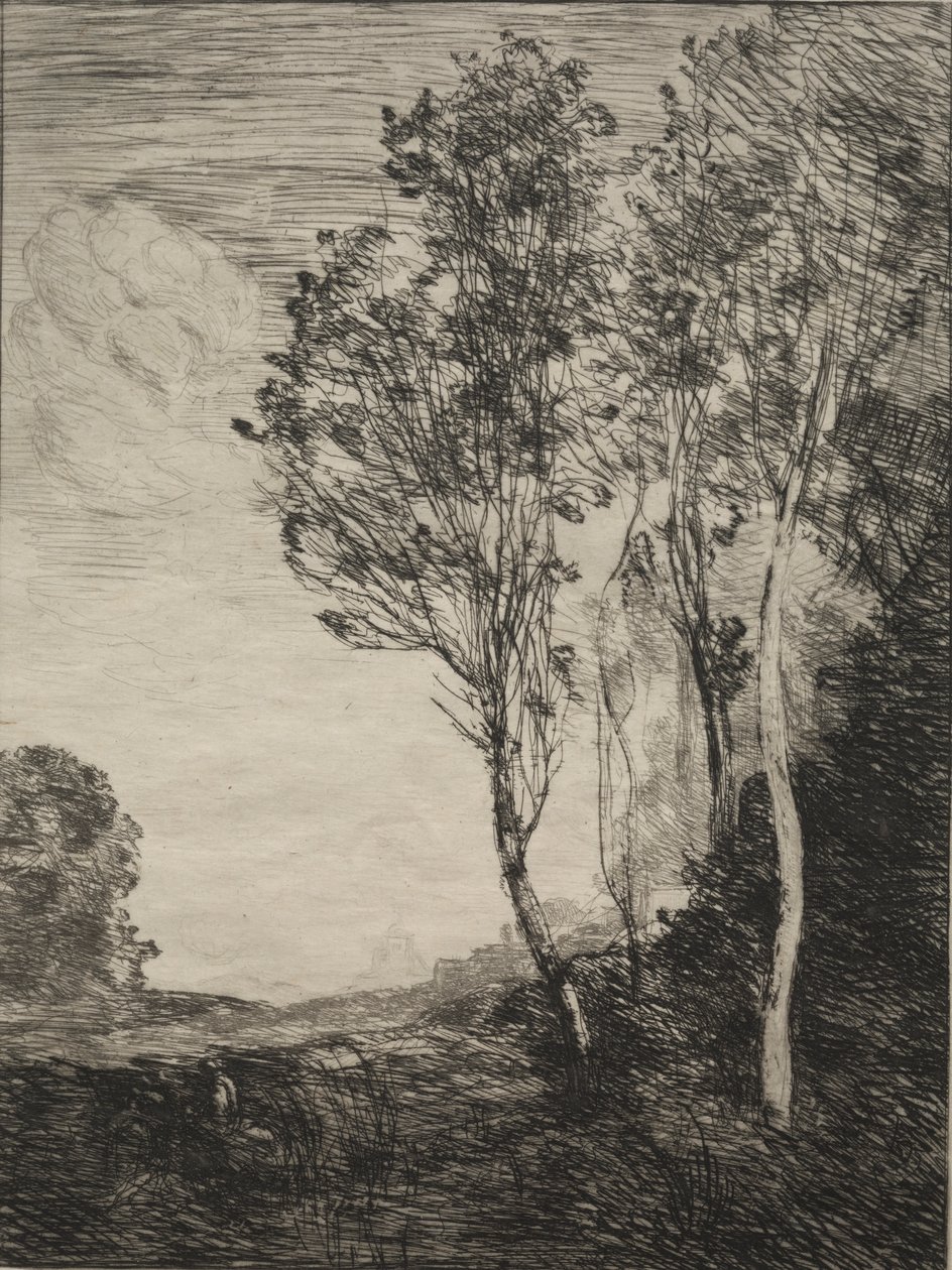 Matkamuisto Italiasta tekijältä Jean Baptiste Camille Corot