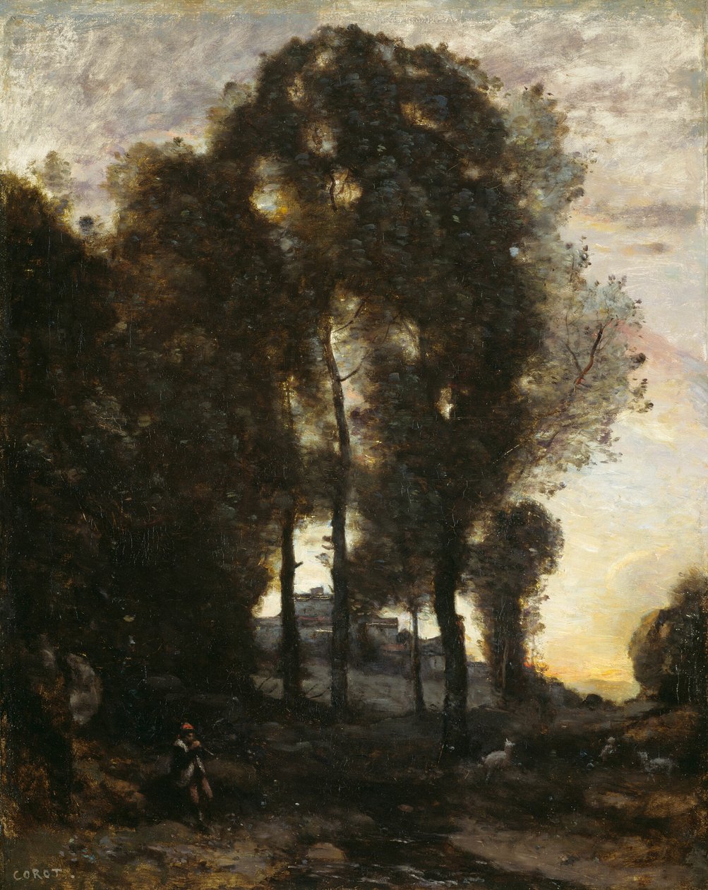 Matkamuisto Italiasta tekijältä Jean Baptiste Camille Corot