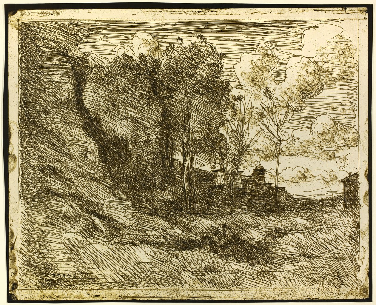 Ostian matkamuisto tekijältä Jean Baptiste Camille Corot