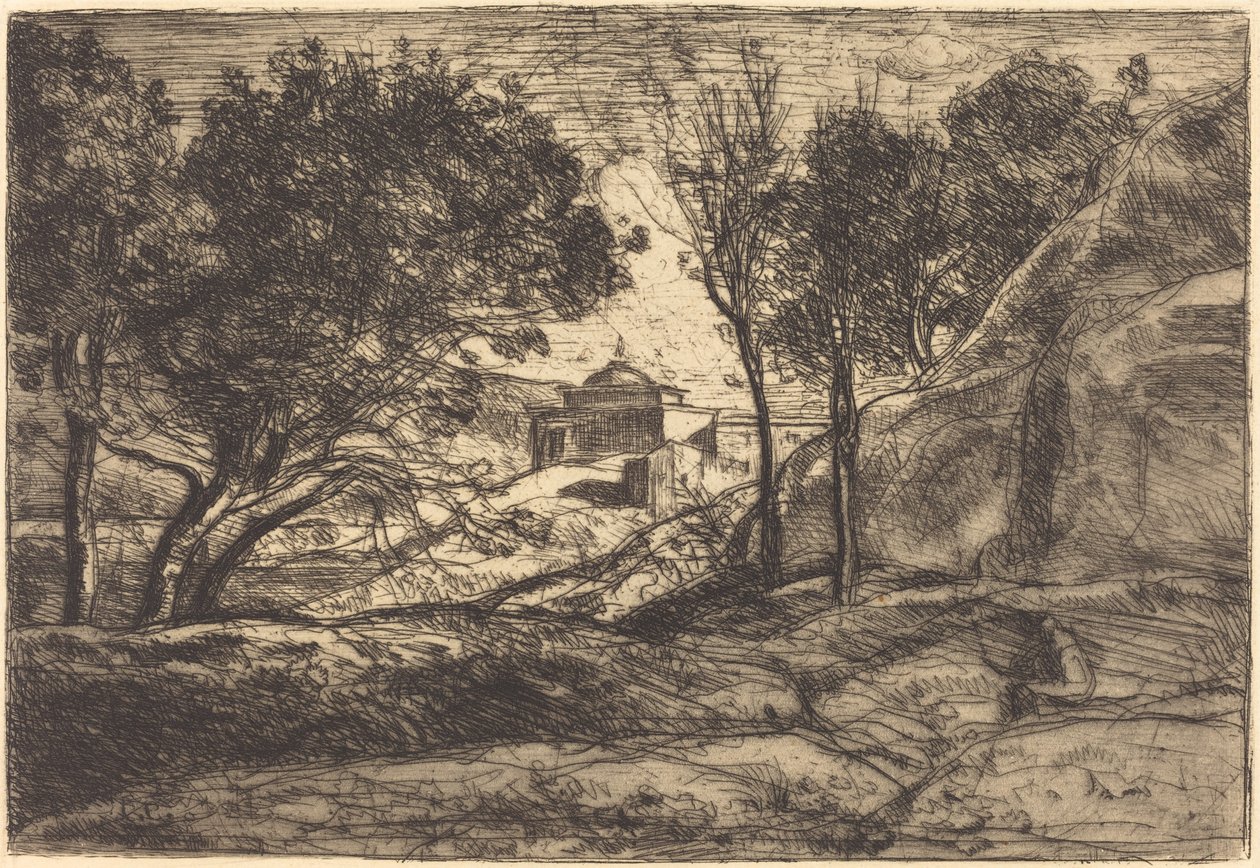 Souvenir of Toscany Souvenir of Toscany, c. 1845. tekijältä Jean Baptiste Camille Corot