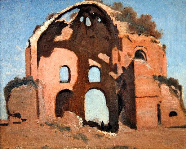 Minerva Medican temppeli, Rooma tekijältä Jean Baptiste Camille Corot
